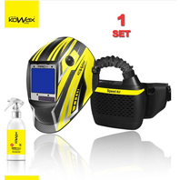 SET 1 Filtračne ventilačná jednotka KOWAX Speed Air ARC+ Samostmievacia zvárací kukla KWX820aRC++ a  NanoClean 200ml KOWAX